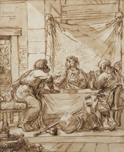 La Cena en Emaús de Giovanni Francesco Barbieri